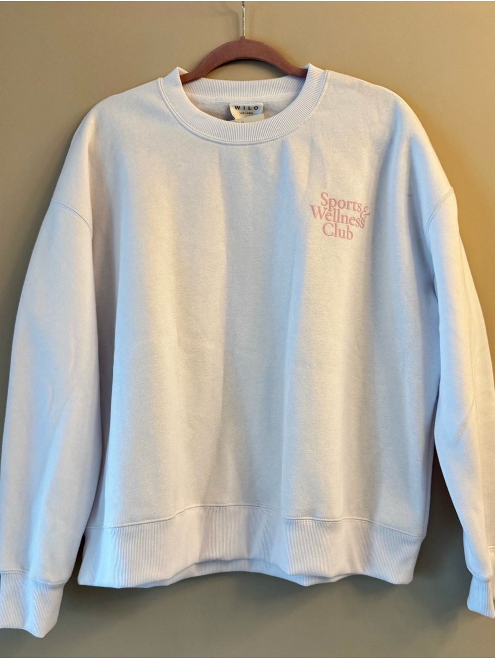 Wilo The Label Sports & Wellness Club Sweatshirt & Biker Shorts Matching Set - Picture 3 of 9